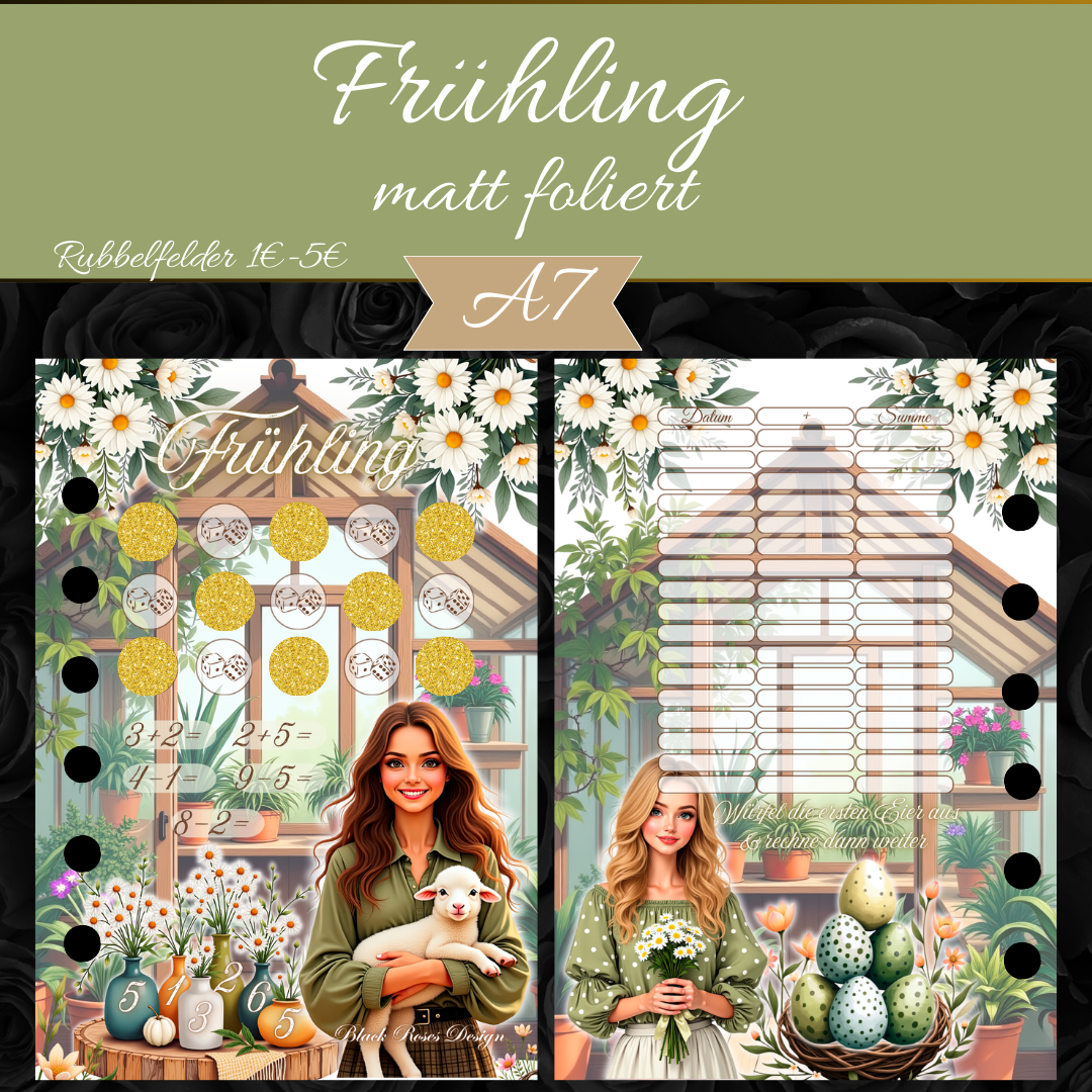 Jahreszeiten Set - folierte Challenge A7