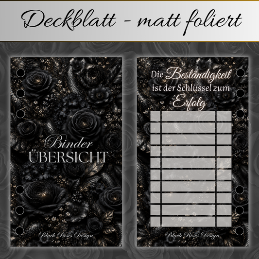 Deckblatt - Binder Übersicht - Black Mamba