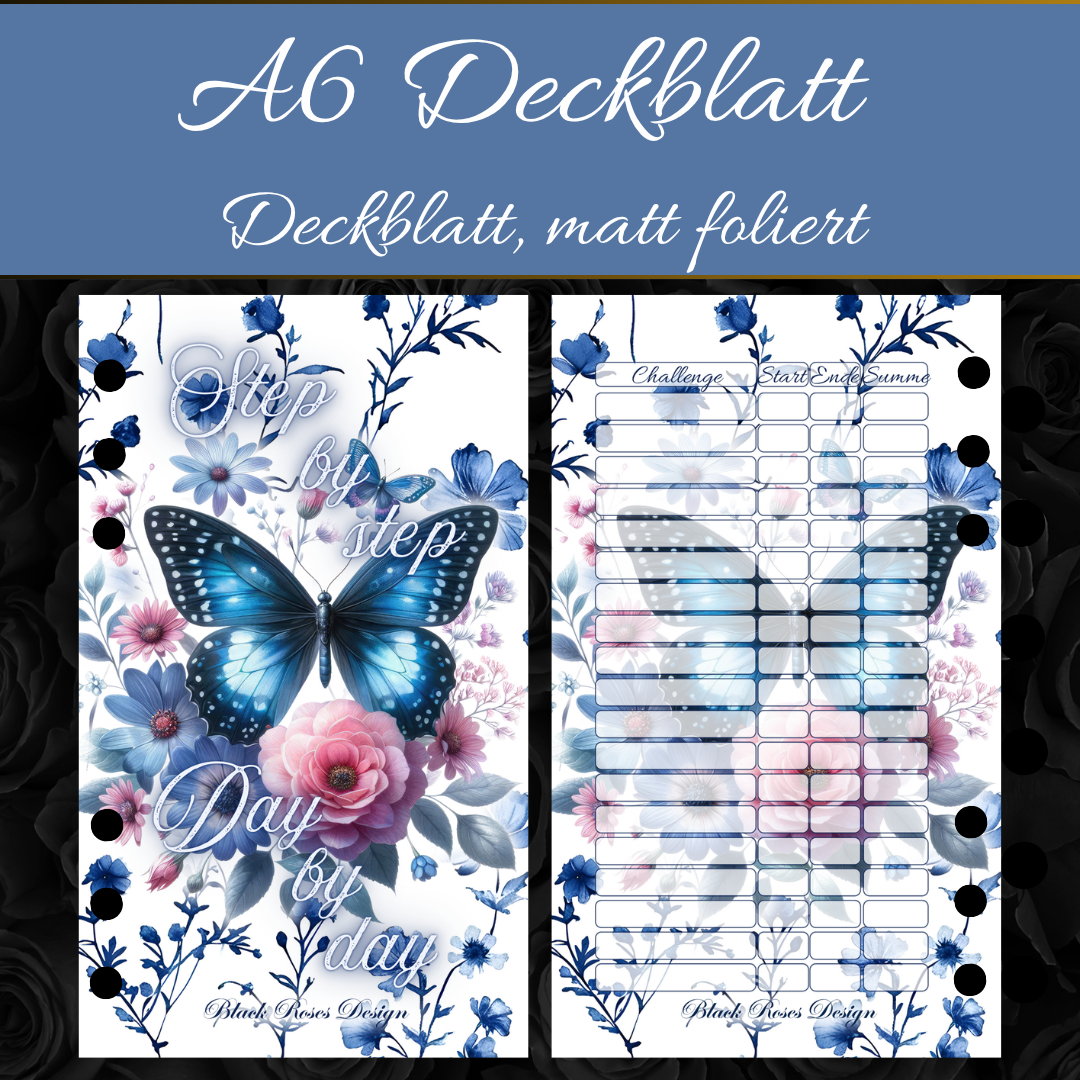 A6 Tages Register Step by step, Day by day
