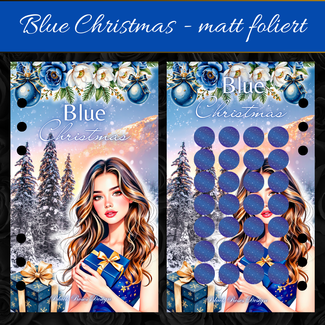 Blue Christmas Sparspiel - matt foliert