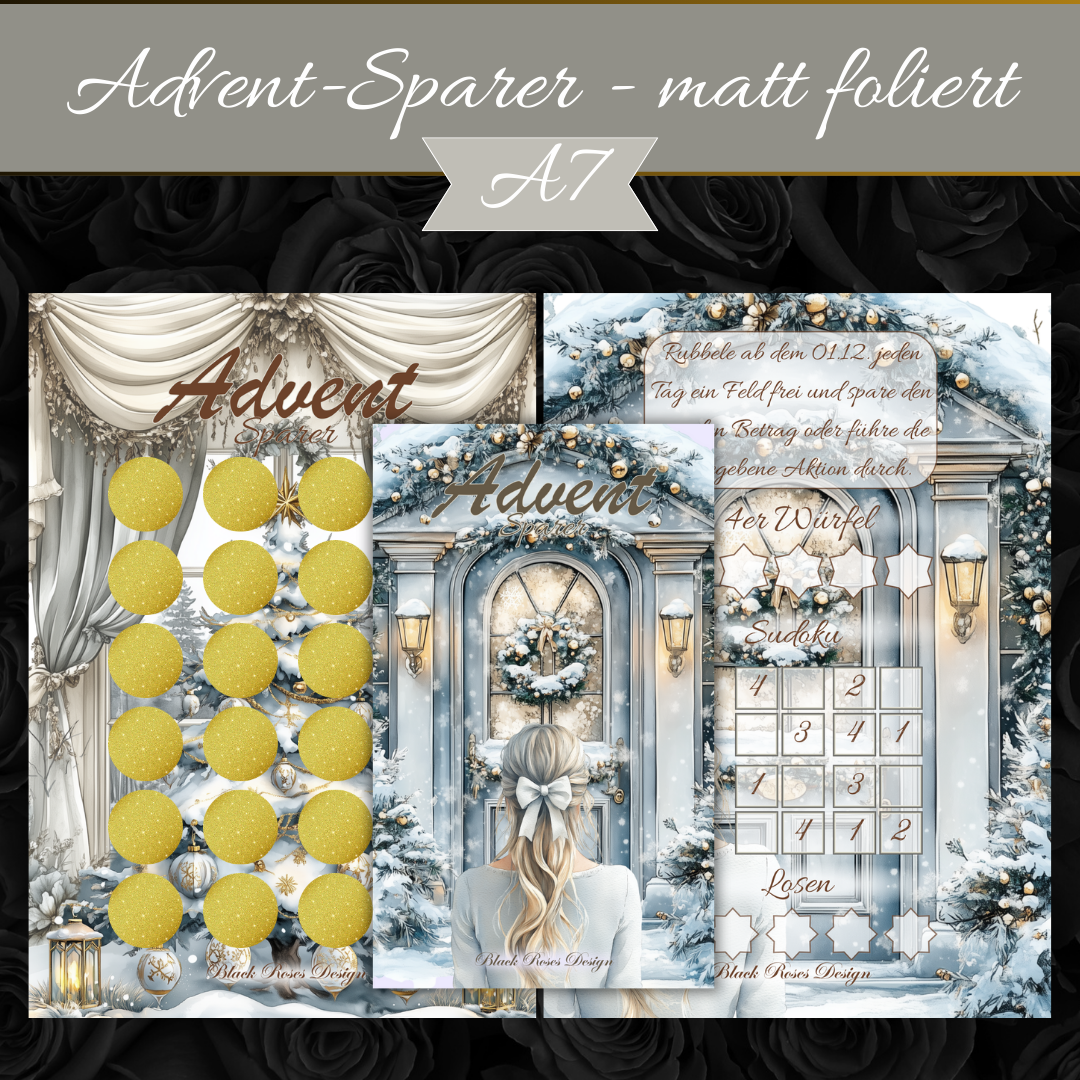 A7 Advent Sparer - matt foliert zum einheften