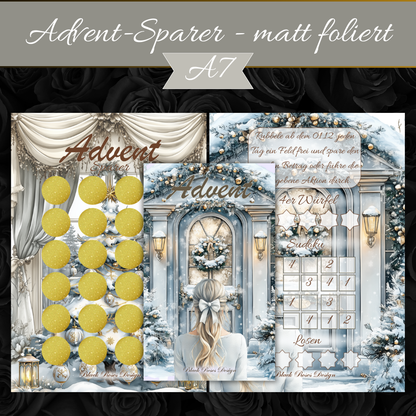 A7 Advent Sparer - matt foliert zum einheften