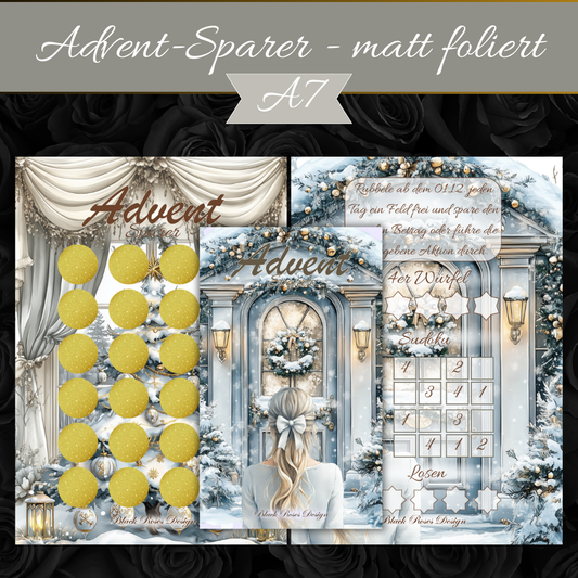 A7 Advent Sparer - matt foliert zum einheften