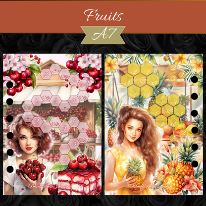 A7 Fruits Set - folierte Challenge