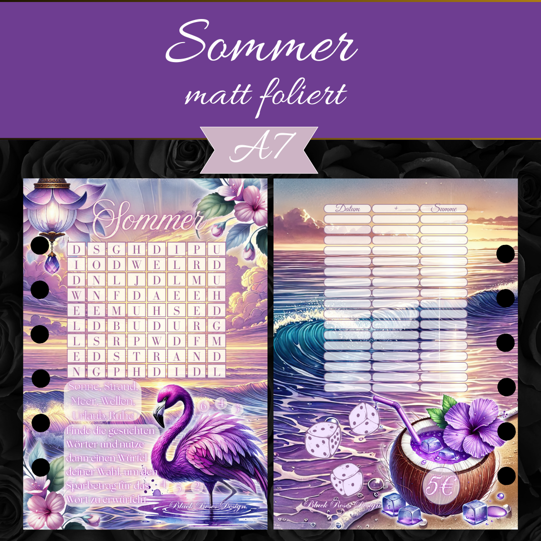 Jahreszeiten Set - folierte Challenge A7