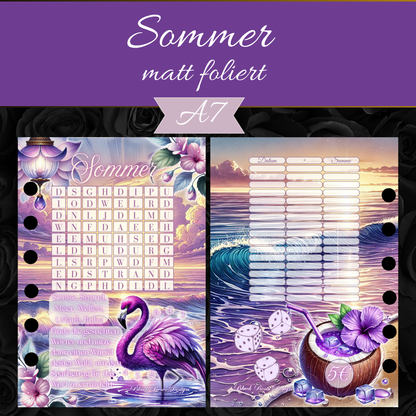 Jahreszeiten Set - folierte Challenge A7