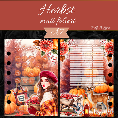 Jahreszeiten Set - folierte Challenge A7