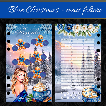 Blue Christmas Sparspiel - matt foliert