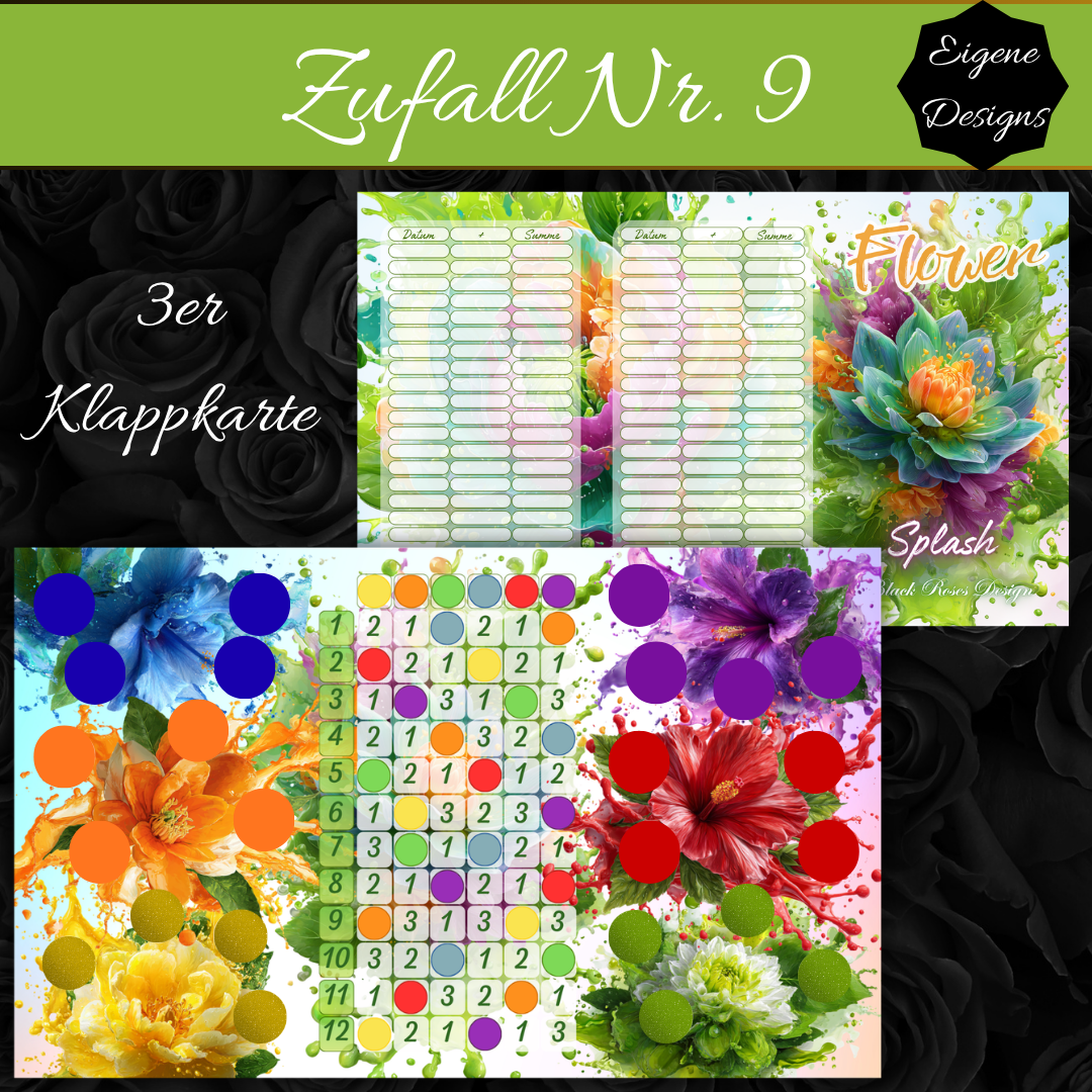 ✨ A6 Zufalls‑Challenges – 12 Stück + 1 Extra Challenge ✨(Thema Frühling/Sommer/bunt) Live Ziehung am 05.04.26 ab 12Uhr