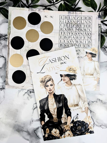 Fashion Ladys Klappkarte