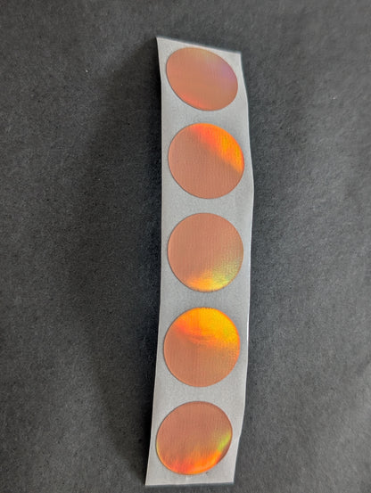 Rubbelsticker 50 Stk. / 16mm - verschiedene Farben