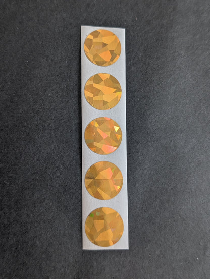 Rubbelsticker 50 Stk. / 16mm - verschiedene Farben