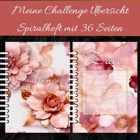 Meine Challenge Übersicht A5 - Spiralheft