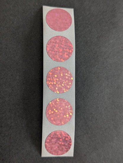 Rubbelsticker 50 Stk. / 16mm - verschiedene Farben