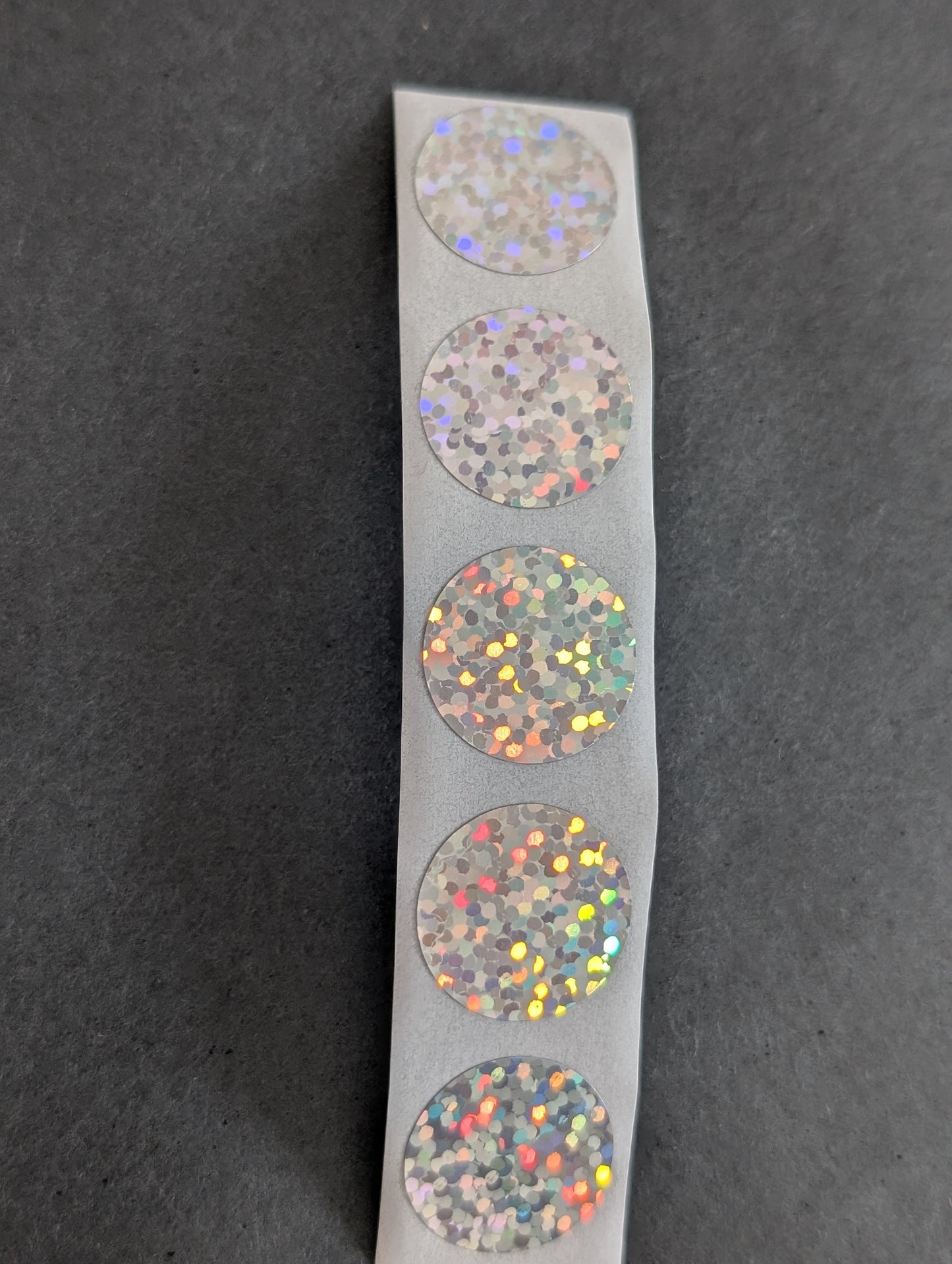 Rubbelsticker 50 Stk. / 16mm - verschiedene Farben